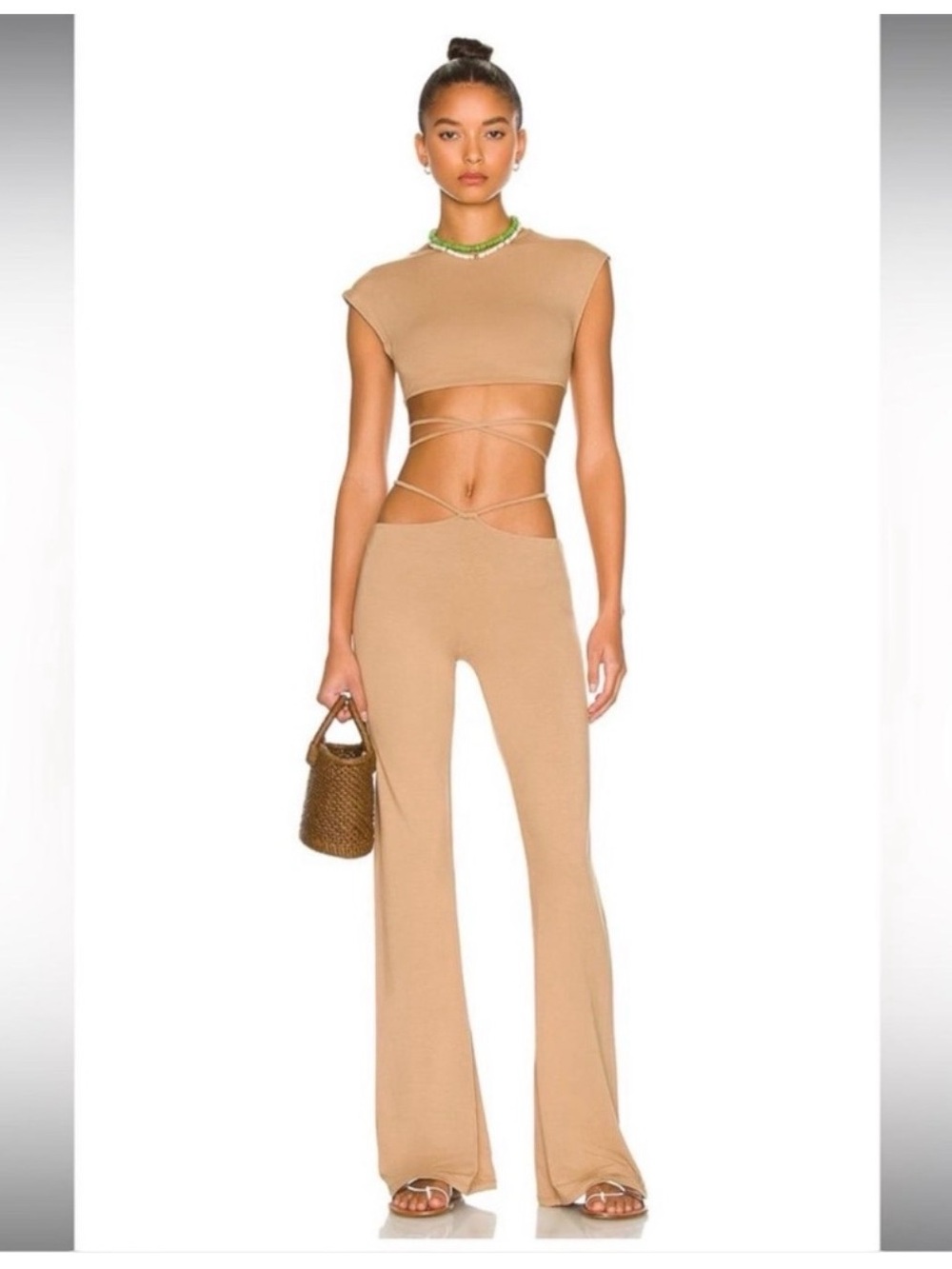 Indah Body Hale Top in Mocha Size 1